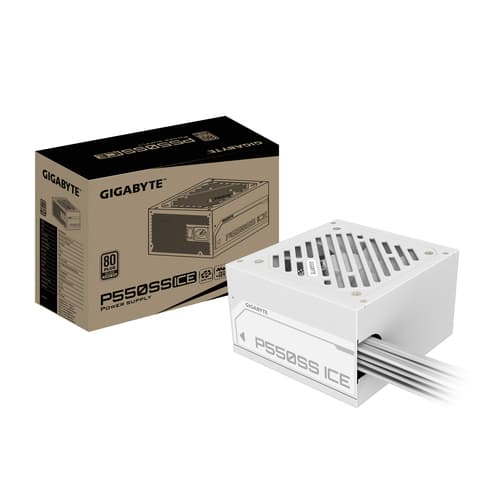 GIGABYTE P550SS ICE 550W 80 PLUS Silver ATX Branco PCIe 5.0