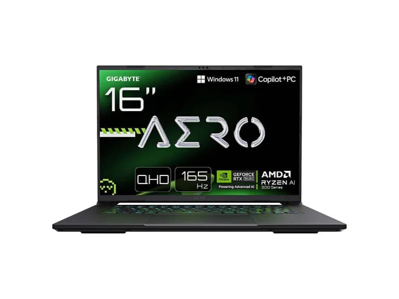 Portátil Gigabyte AERO X16 2WHA3PTC65AH 16″ QHD+165Hz Ryzen AI 7 350 RTX 5070 32GB DDR5 1TB W11H