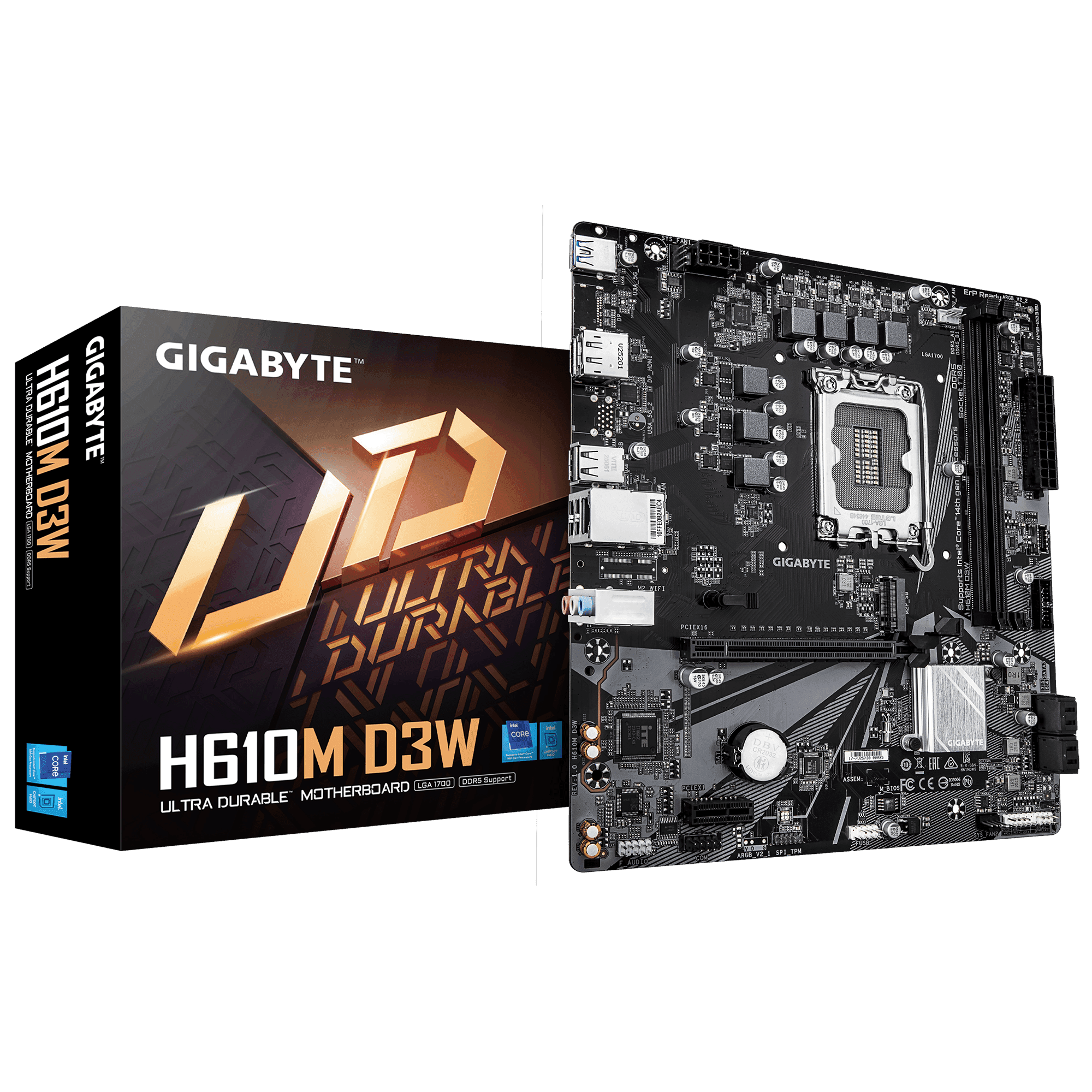 Motherboard Gigabyte H610M D3W LGA1700