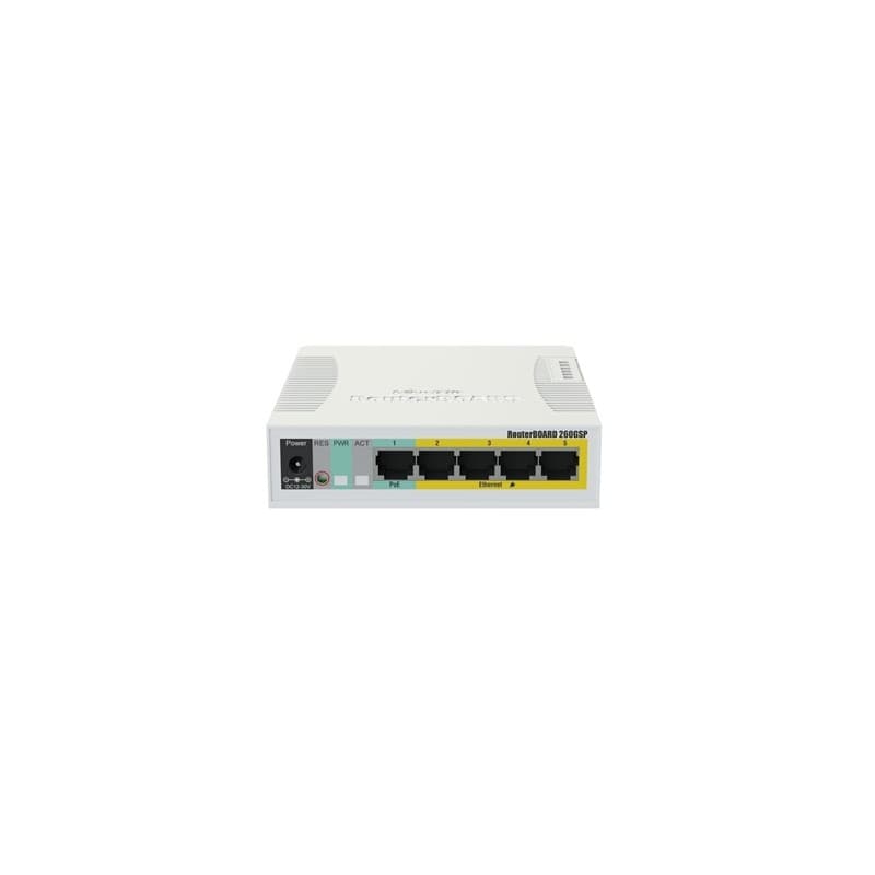 MikroTik CSS106-1G-4P-1S Switch RB260GSP 5xGB 1xSF