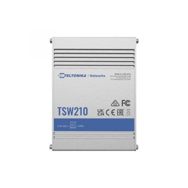 Teltonika TSW210 8 Port Gigabit Industrial Unmanaged Switch, 2 Sfp - TSW21000B000