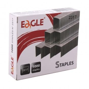 Eagle Caixa 1000 Agrafos n 23/17 100/140fls 1 Un.