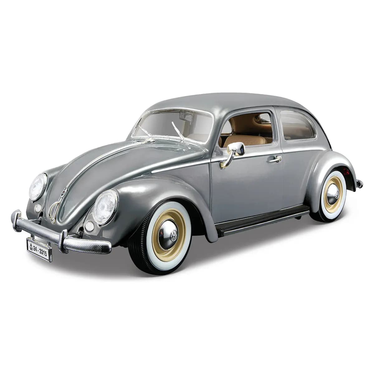 Bburago Carro Volkswagen Beetle Kafer 1955/1959 Escala 1:18