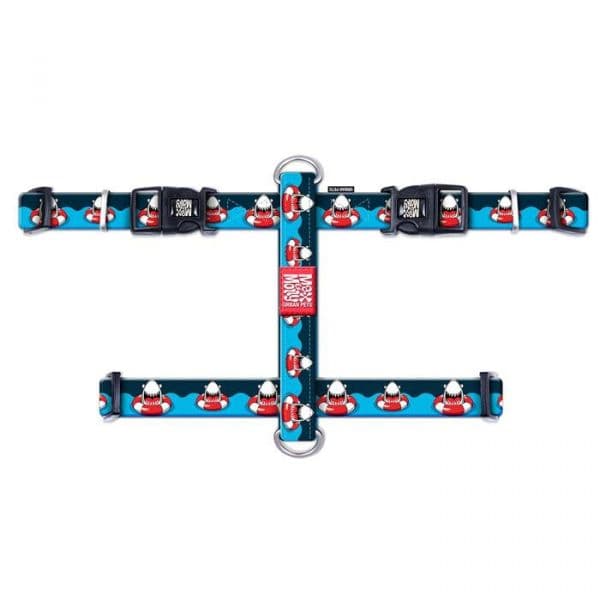 Max & Molly Peitoral Frenzy the Shark XS