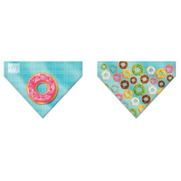Max & Molly Bandana Reversível Donuts S