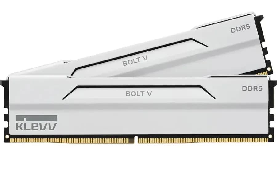Memória Ram Klevv Bolt V 32GB 2x16GB DDR5 6400MHZ CL30 - White - Império Multimédia