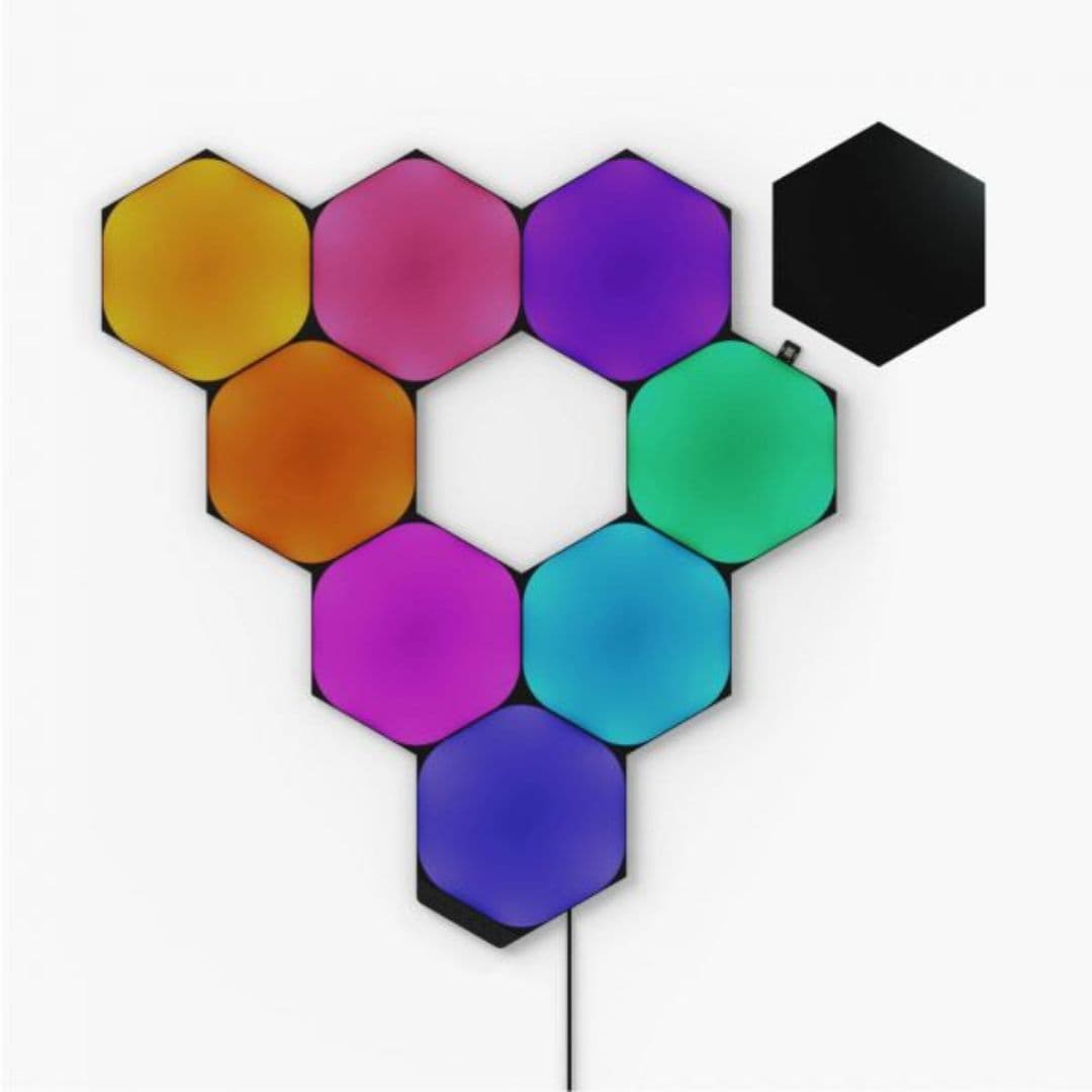 Nanoleaf Hexágonos Kit Inicial com 9 painéis em Preto