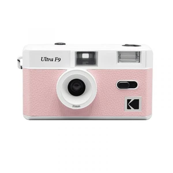 Kodak Câmera Analógica Ultra F9 Rosa Lente 31mm f/9 Flash