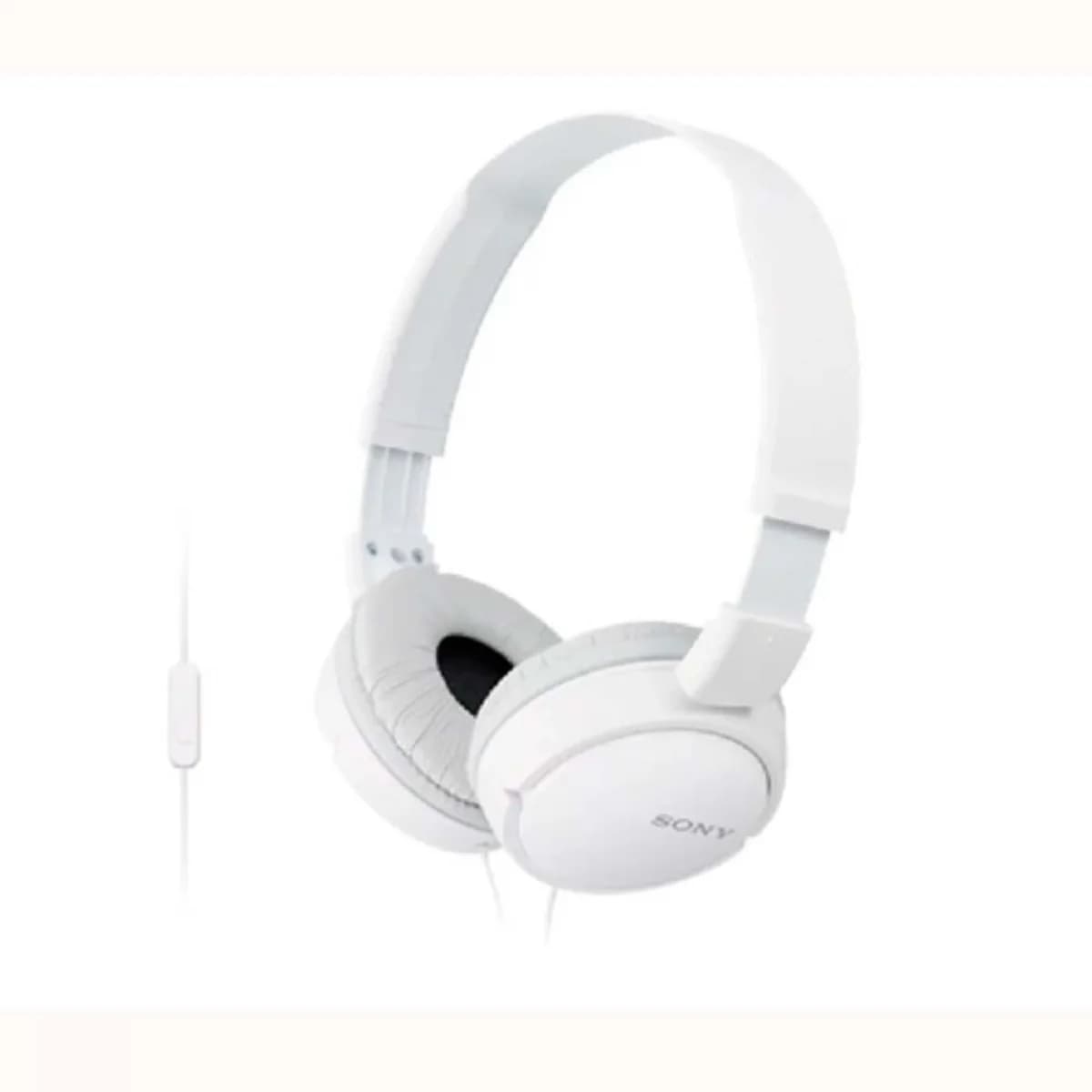 Sony Auscultadores Stereo com Fio e Microfone MDR-ZX110 White