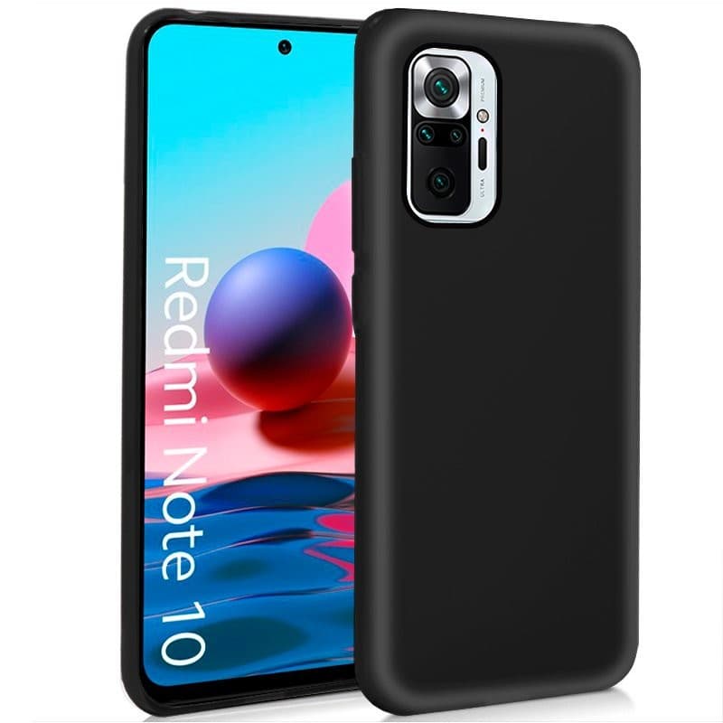 Capa Silicone Preta Xiaomi Redmi Note 10/ 10s