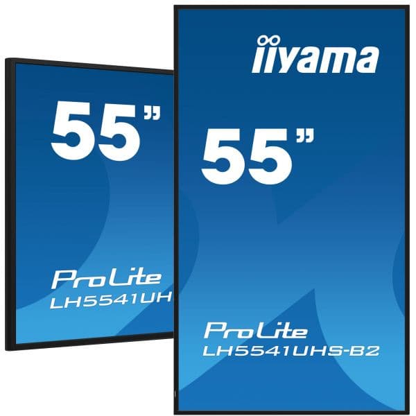 iiyama 55" ProLite LH5541UHS-B2 LCD LED Sinalização Digital 4K UHD