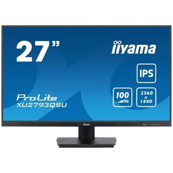 Monitor iiyama 27" 2560x1440 100Hz IPS LED FreeSync Colunas USB HDMI DisplayPort VESA