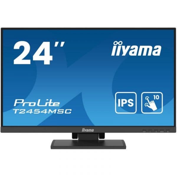 Monitor iiyama ProLite T2454MSC-B2AG Touch 23.8" LCD IPS FullHD 75Hz com Altifalantes