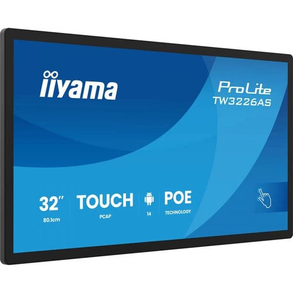 iiyama 32" TW3226AS-B3P VA LED Painel-PC Full HD Interativo M-HDMI Wi-Fi