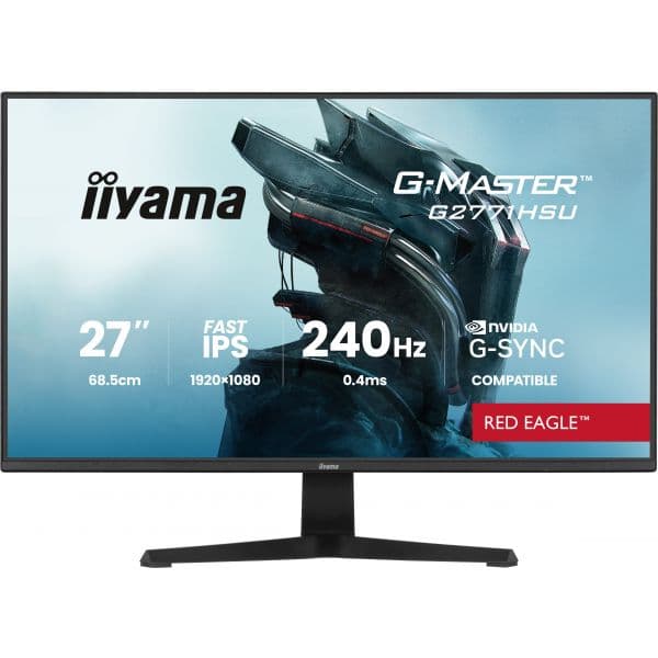 Monitor iiyama 27" G2771HSU-B1 Full HD 240Hz IPS HDMI DisplayPort USB-C Preto