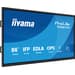 iiyama TE8615A-B2AG ecrã de sinalização Plasma interativo 2,17 m (85.6") Wi-Fi 550 cd/m² 4K Ultra HD Preto Ecrã táctil Processador built-in Android 24/7