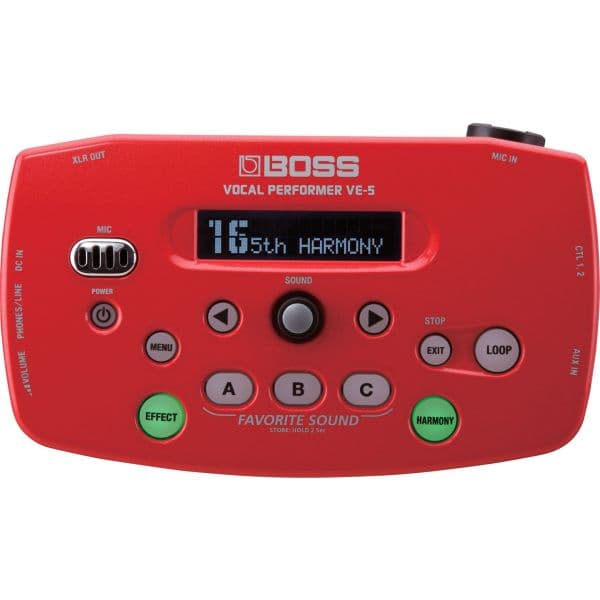 Boss Vocal Processor VE-5 Red