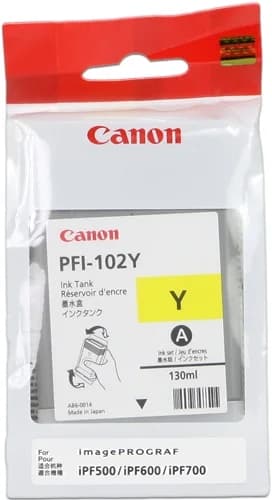 Tinteiro Canon PFI-102Y Yellow - 0898B001