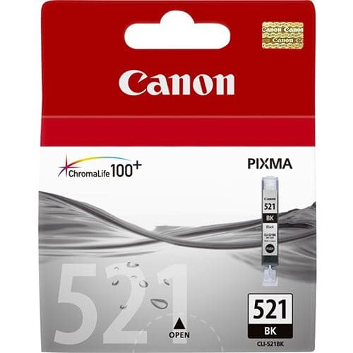 Tinteiro Canon CLI-521BK 2933B001 Black