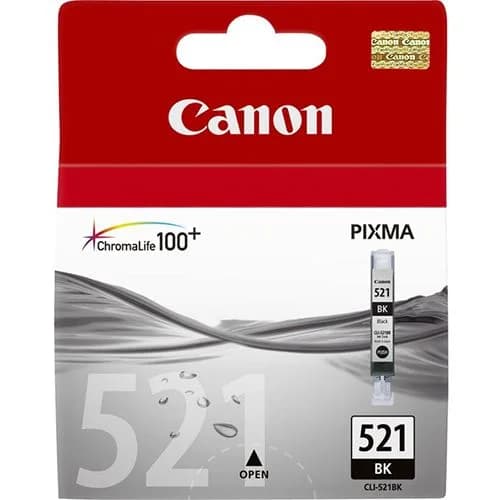 Tinteiro Canon CLI-521BK 2933B001 Black