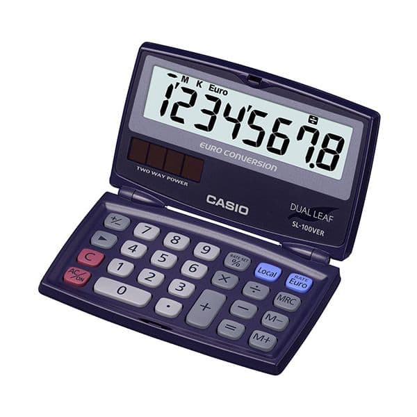 Calculadora Casio de Bolso SL100VER