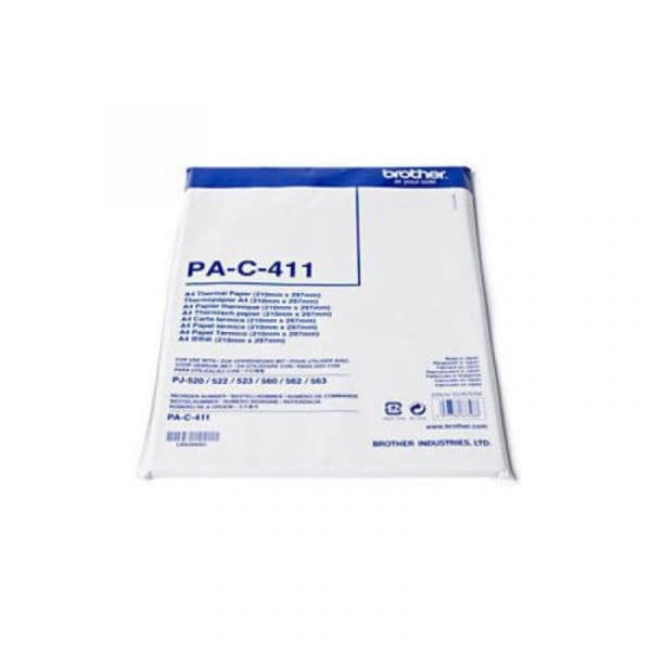 Brother Papel Térmico A4 p/ Brother PJ622/623/662/663 Pack 100 Un.