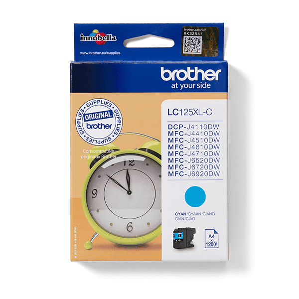 Tinteiro Brother LC125XLC Cyan