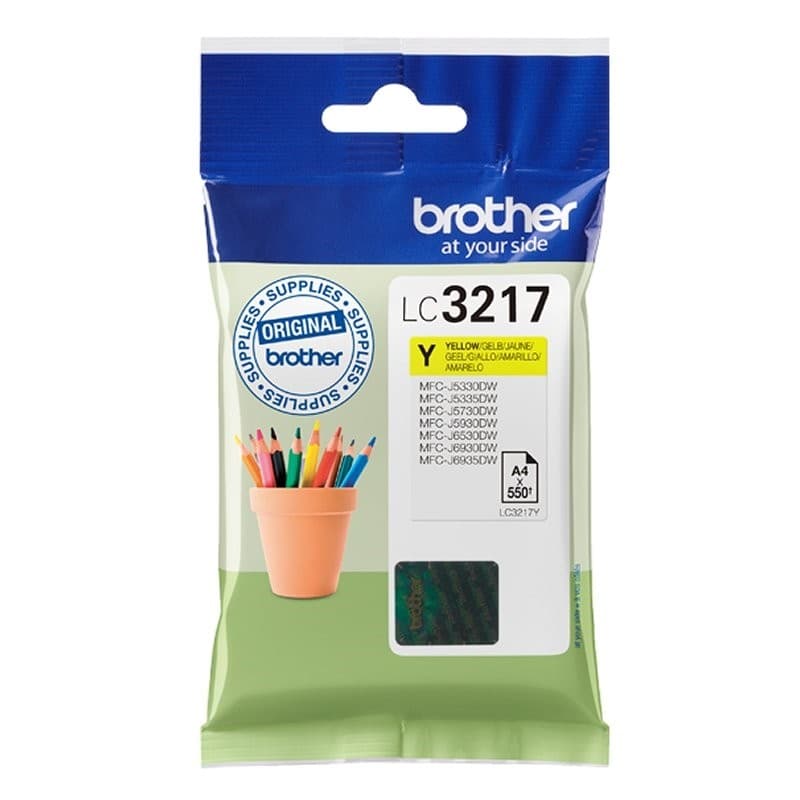 Brother LC-3217Y tinteiro Original Amarelo