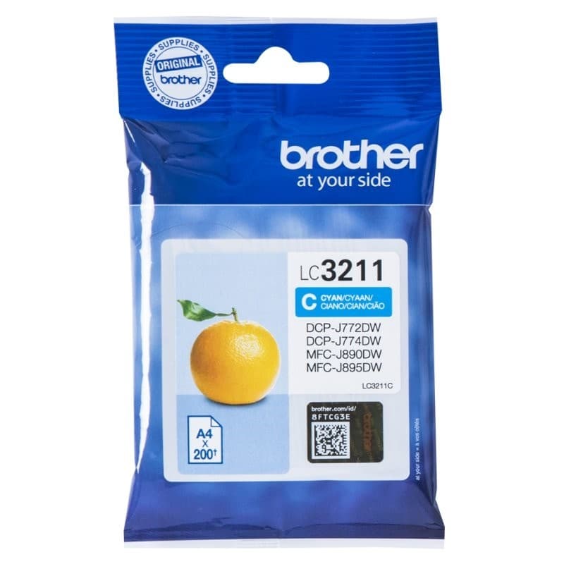 Tinteiro Brother Cyan - LC3211C