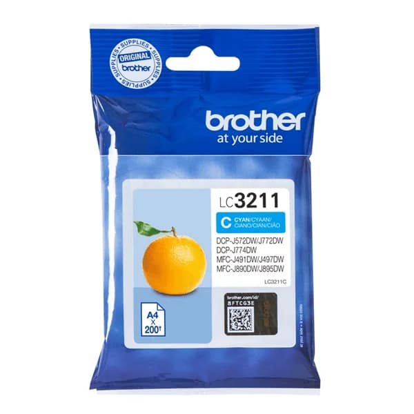 Tinteiro Brother Cyan - LC3211C