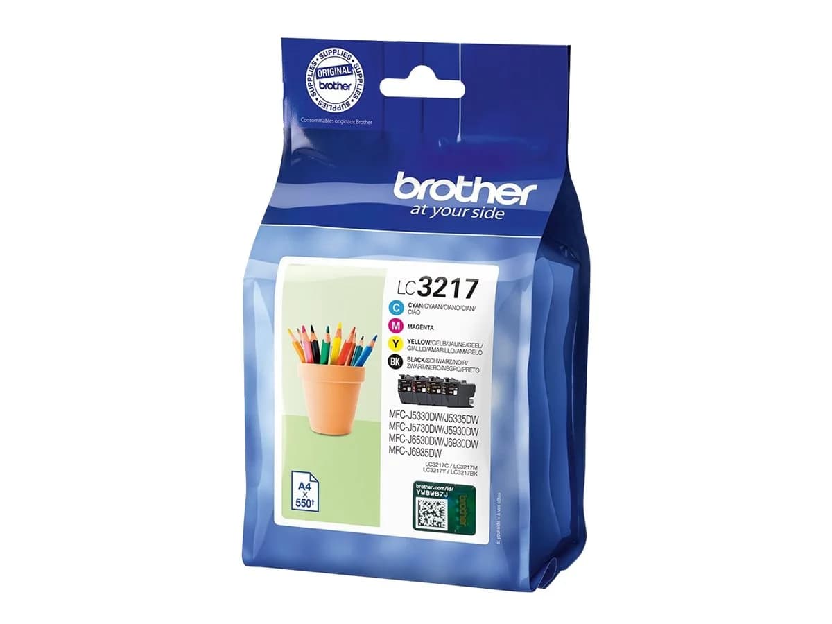 Brother LC3217 Pack de 4 Tinteiros Original – LC3217VAL