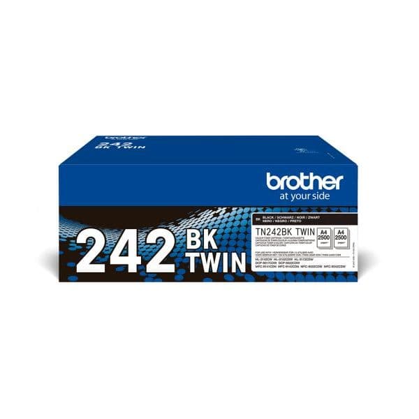 Brother Toner TN-242BKTWIN Preto