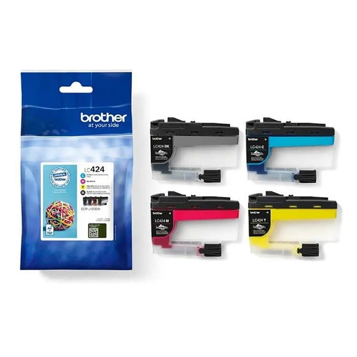 Tinteiro Brother LC-424 Pack 4 Cores
