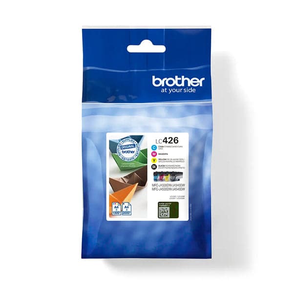 Brother LC-426VAL tinteiro 4 unidade(s) Original Preto, Ciano, Magenta, Amarelo