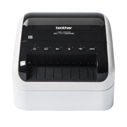 brother Impressora de Etiquetas QL-1110NWBc, Wi-Fi Profissional, 110 mm/segundo, Branco unidade - 788586