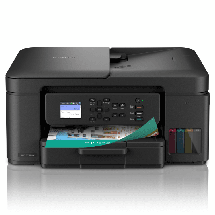 Impressora Multifunções Brother DCP-T780DW Jato Tinta Cores Ecotank Wi-Fi