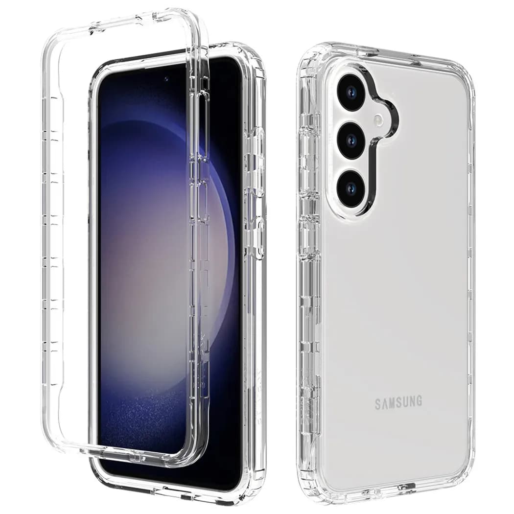 Capa Dupla 360 Transparente Samsung Galaxy S24 Plus
