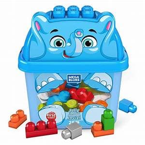 Mega Bloks animais- balde 25 peças- Elefante