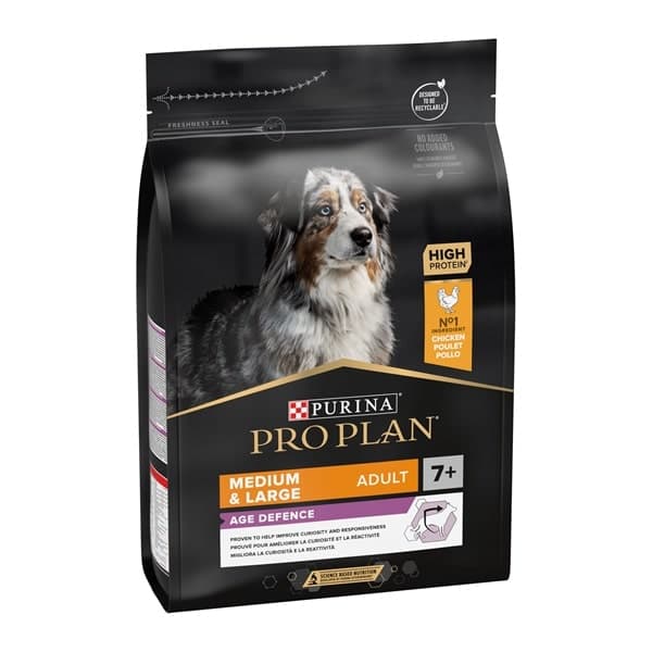 Purina Pro Plan Adult 7+ Medium & Large Age Defence Chicken 3Kg