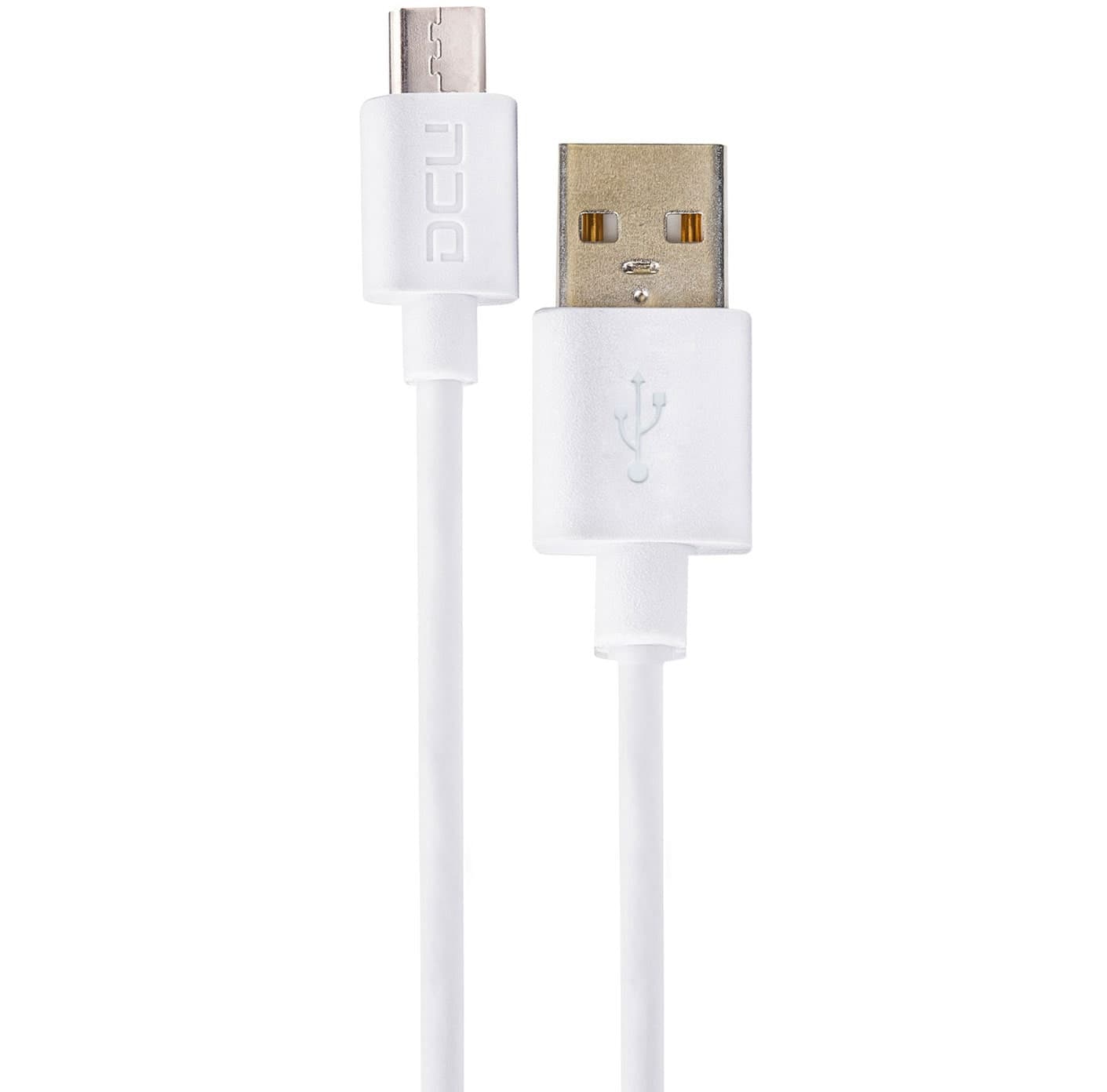 Cabo USB “A” Macho / Micro USB “B” Macho 1mt Branco