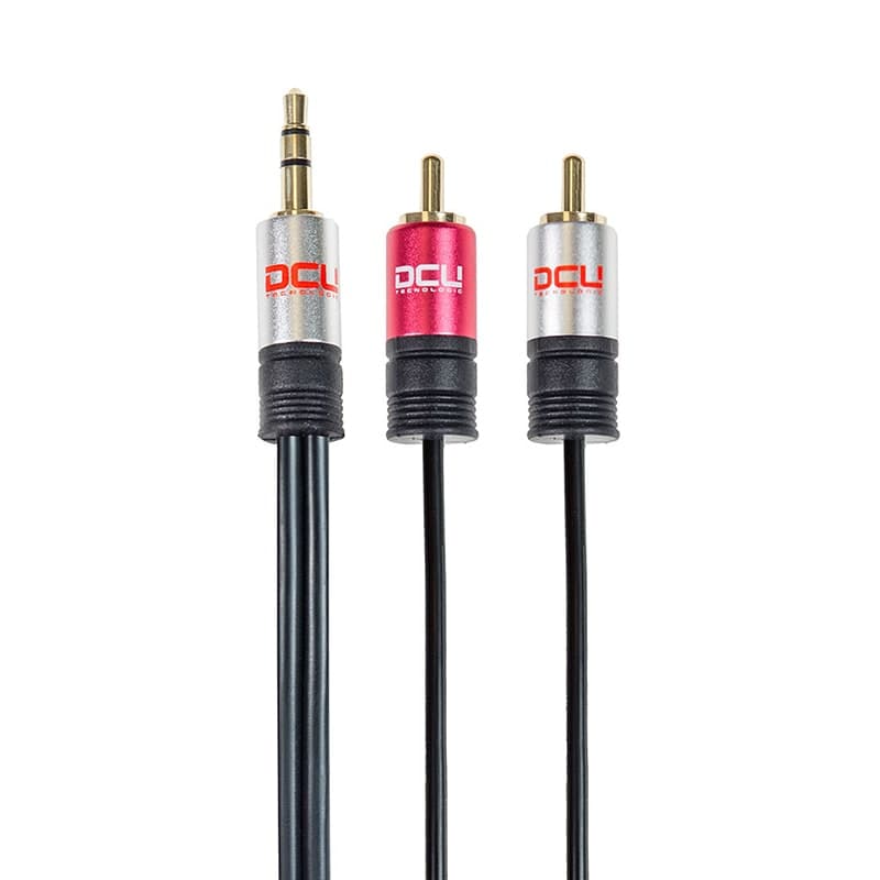 Cabo 3,5 Macho ST / 2xRCA Macho 3mt
