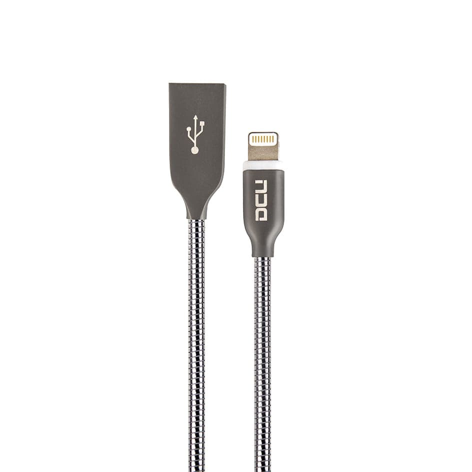 Cabo USB 2.0 “A” Macho / Lightning Macho 1mt – Metal