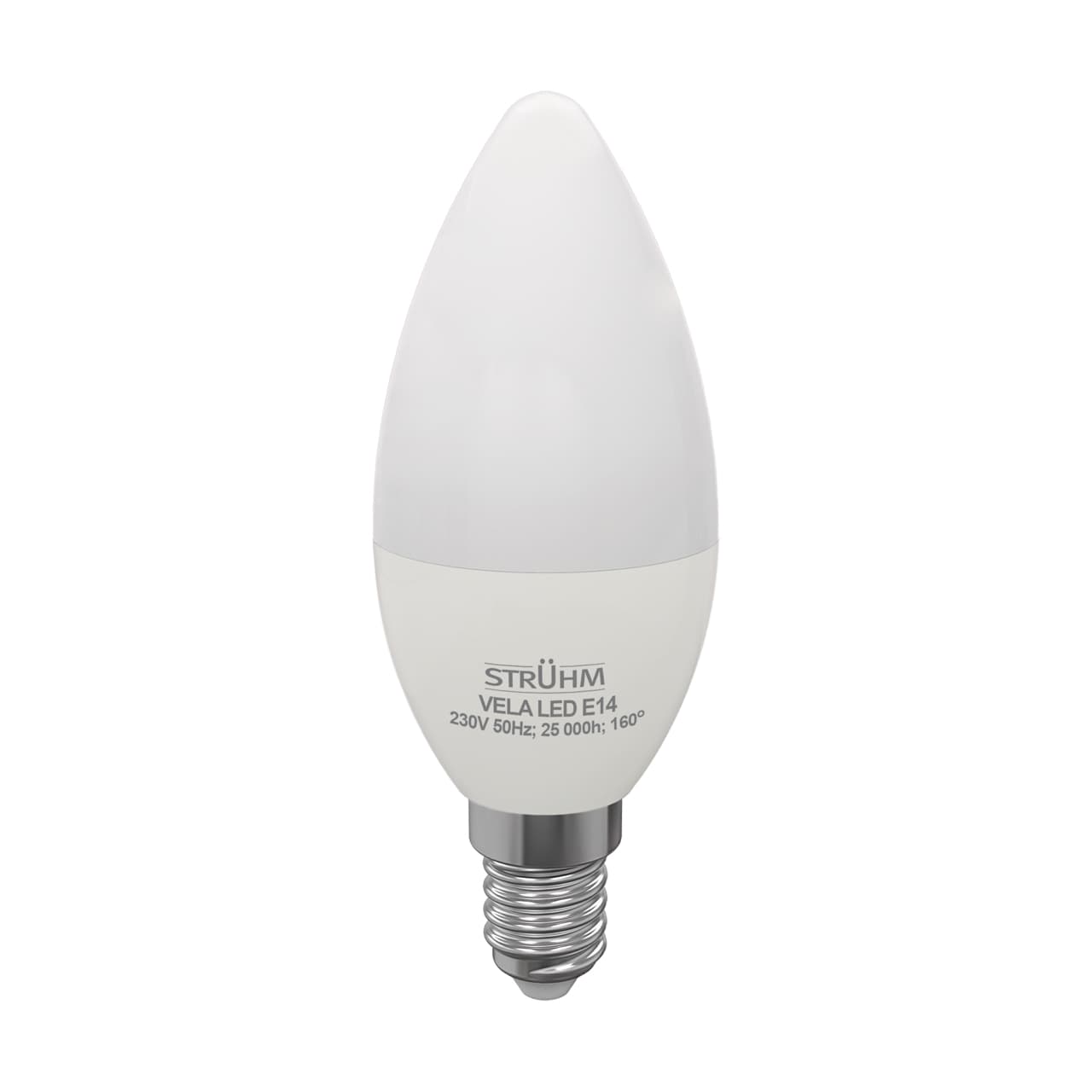 Lâmpada LED Tipo Vela E14 6W 4500K 510lm