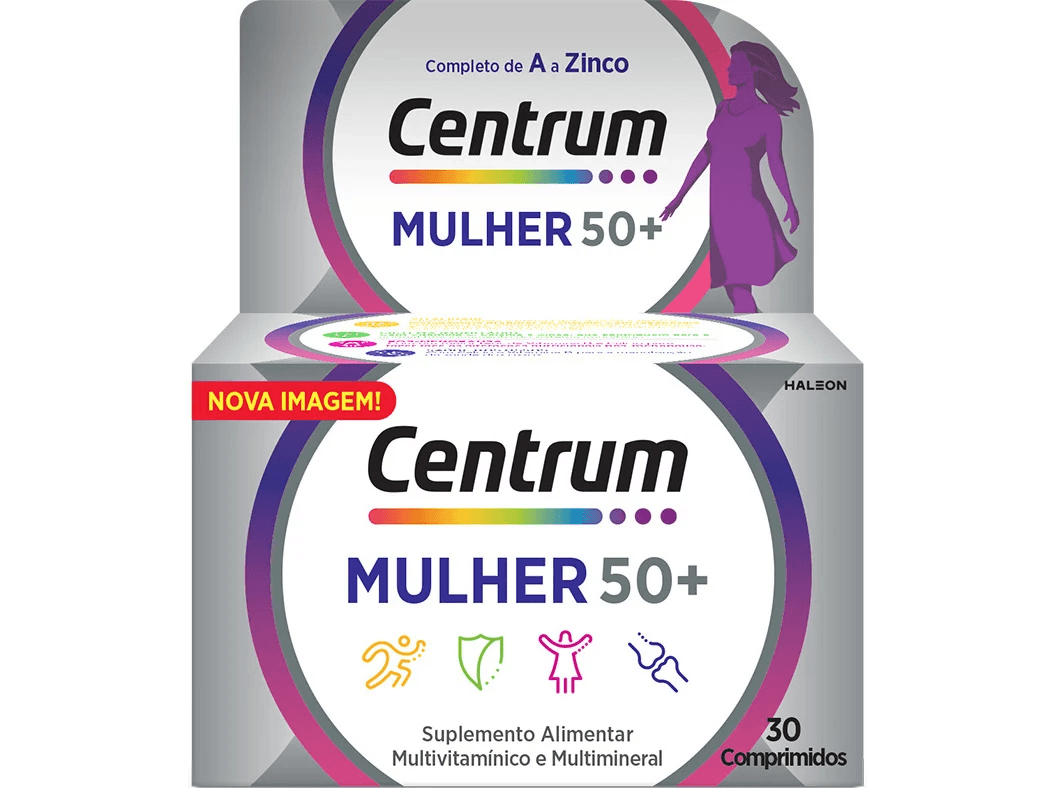 CENTRUM MULHER 50+ 30 COMPRIMIDOS | WOWFARMA
