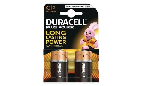 Duracell Pilhas Alcalinas 1.5V C / LR14 PLUS 2 Un.