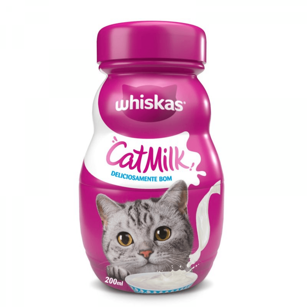Whiskas Cat Milk Leite para Gatos Júnior 200ml 200ml - Campet