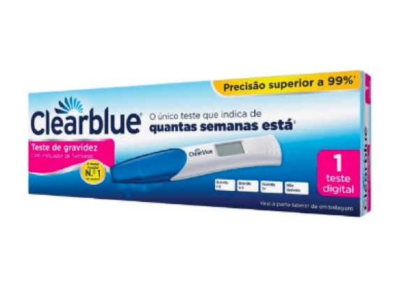 Clearblue Teste De Gravidez Digital com Indicador de Semanas