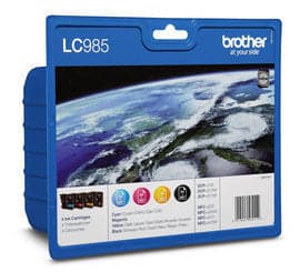 TINTEIRO BROTHER LC985 PACK 4 CORES