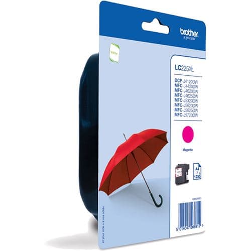 CARTUCHO BROTHER MAGENTA LC225XLM