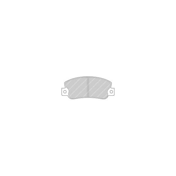 Ferodo - FDB456 - Jogo 4 pastilhas travão disco traseiro - 5016687025576